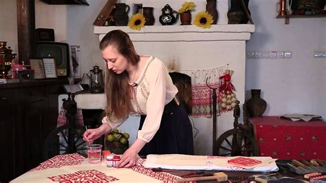 «Ручная работа». Декорирование скатерти в технике ручной набойки (20.05 ...