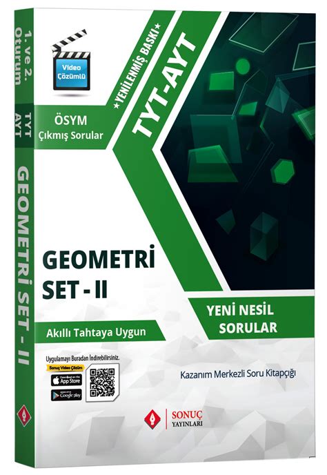 Tyt ayt Geometri Modül Set ıı Sonuç Yayınları 2023 2024