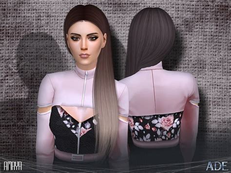 New Hair Mesh Found In Tsr Category Sims 4 Female Hairstyles In 2020