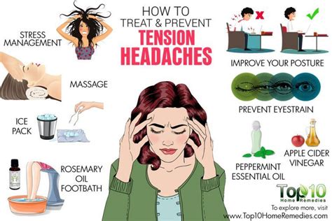 How To Treat And Prevent Tension Headaches Top 10 Home Remedies