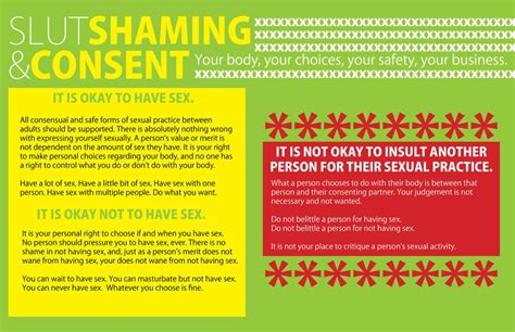 Slut Shaming And Consent Sex Ed Infographic Popsugar Love And Sex Photo 4