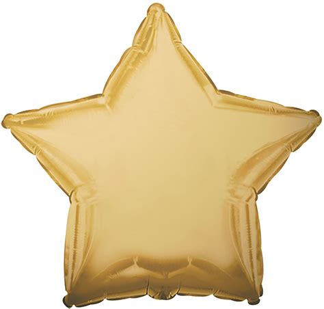 Antique Gold Star Foil Balloon