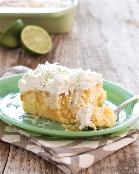 Classic cake recipes with a modern twist. Key Lime Coconut Sheet Cake ~ http://www.southernplate.com ...