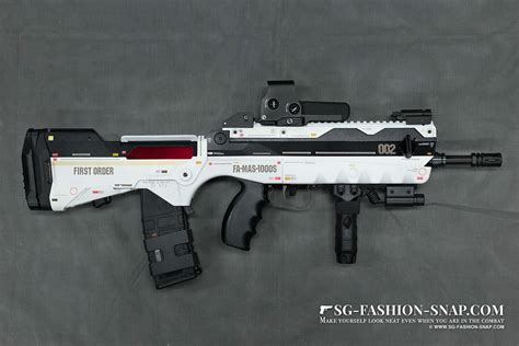 Famas Assault Weapon Tactical Gun Famas White Scheme Assault Weapon