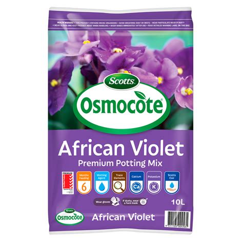 Scotts Osmocote 10l African Violet Premium Potting Mix Bunnings Australia