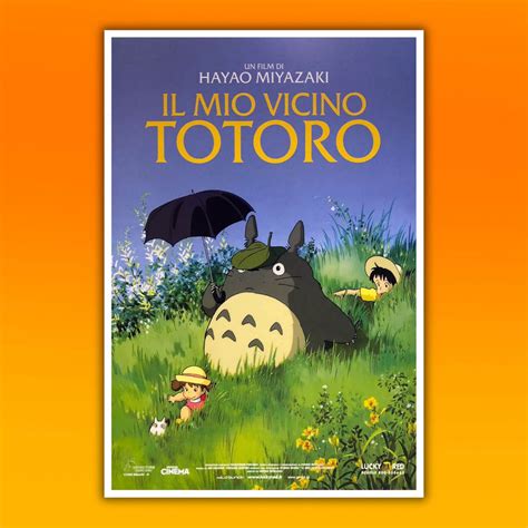 Poster Il Mio Vicino Totoro Miyazaki 70x100 Cm Goposter
