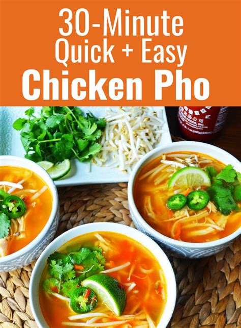 The result being a rich yet clean tasting fragrant broth with lots of . 30-minute Chicken Pho Recipe. How to make quick and easy ...