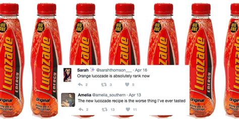 Lucozade Has Reduced Sugar Why Lucozade Tastes Different