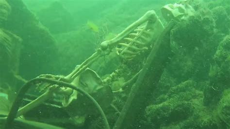 Underwater Skeleton Tea Party Discovered By Divers