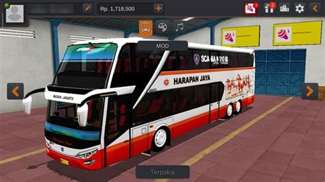 New app slivery bussid double decker update 2019. Livery Bussid Sdd Harapan Jaya Jernih - livery truck anti ...