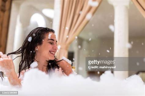 Woman Lathering In Shower Photos And Premium High Res Pictures Getty