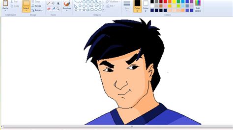 To add to the realism, the oil and watercolor brushes can only paint for a small distance before the user the user may also draw straight horizontal, vertical, or diagonal lines with the pencil tool, without the. How to draw Jackie Chan cartoon in MS paint - YouTube