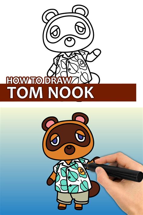 Learn How To Draw Tom Nook From The Hit Game Animal Crossing With This