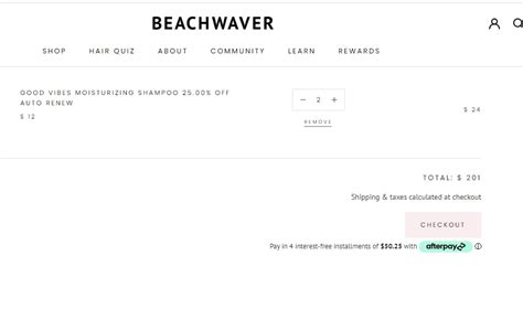Does Beachwaver Co Accept Afterpay Financing — Knoji