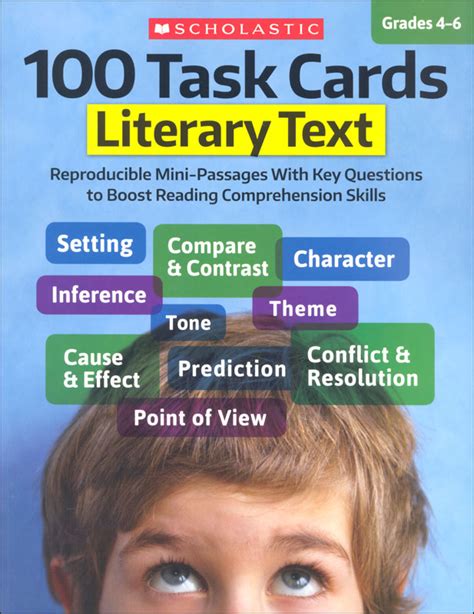 100 Task Cards Literary Text Scholastic Teaching Resources