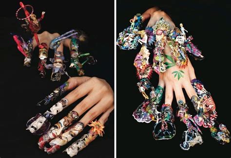 These Nails Are Crazy Crazy Nail Art Crazy Nails Fancy Nails Bling