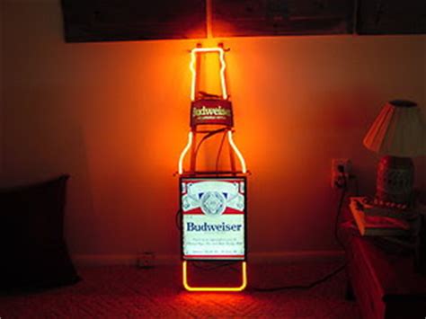 Wiki Neon Sign Blog Affordable Budweiser Bottle Neon Light Sign For