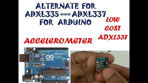 25 How To Interface Accelerometer Sensor ADXL335 Or ADXL337 With