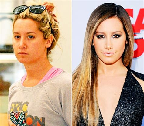 Ashley Tisdale Natural Beauty Stars Without Makeup Us Weekly