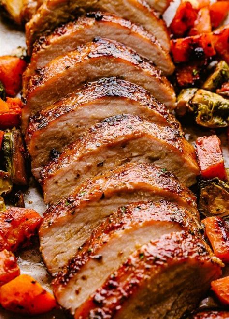 Remove any tough white membrane or sinew from the outside of the loin before cooking. Roasted Pork Loin-4 (With images) | Pork loin roast ...
