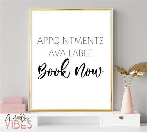 Appointments Available Sign Hair Salon Decor Spa Decor - Etsy UK