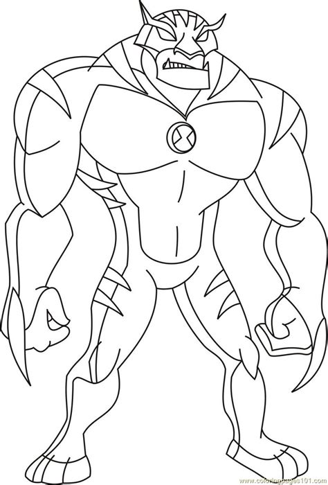 Super hero ben tennyson can change 10 guises thanks to the alien omnitrix watch. Ben 10 Coloring Page - Free Ben 10 Coloring Pages ...