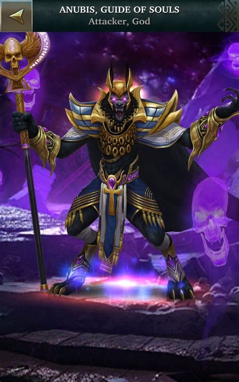 Anubis Guide Of Souls Attacker God Dark Fantasy Art Egyptian