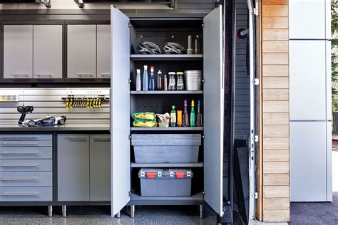 Garage cabinets and storage systems for your garage or work shop. Premium Garage Cabinets | Calgary Garage Cabinet System