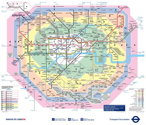 London Underground Tube Map London England • Mappery