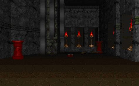 Pc Doom Ii Level 22 The Catacombs Start Screen