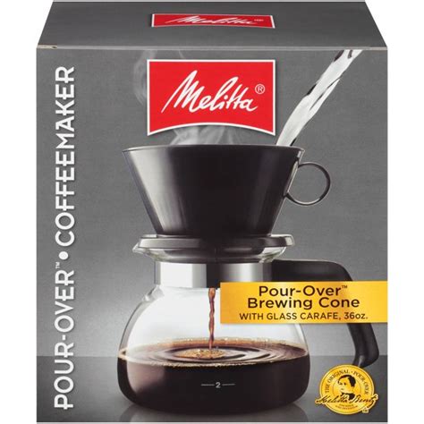Melitta Pour Over Brewer 6 Cup Cone Coffee Maker With