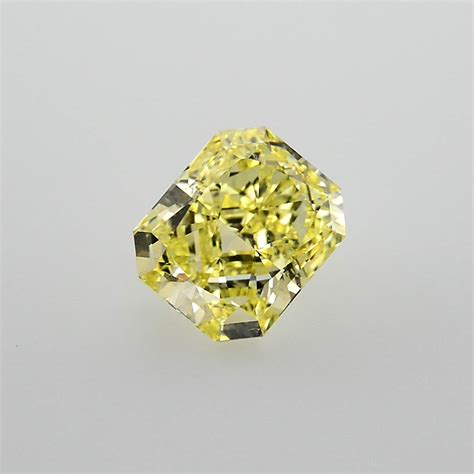 322 Carat Fancy Intense Yellow Diamond Radiant Shape If Clarity