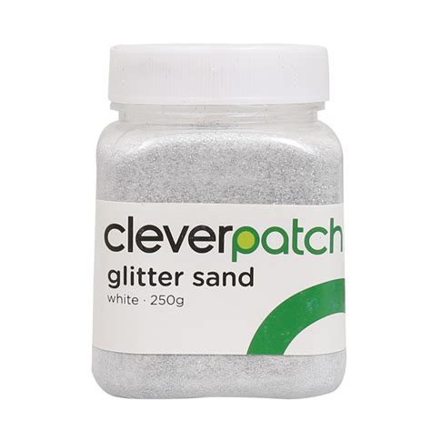 Cleverpatch Glitter Sand White 250g Glitter Cleverpatch Art