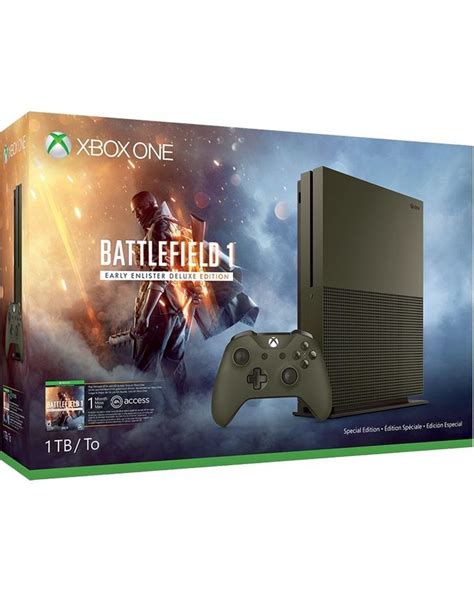 Microsoft Xbox One S 1tbhdd Console Battlefield 1 Special Edition Bundle