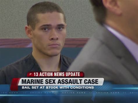 bail set for marine accused of sex assault