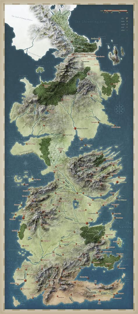 The Wertzone Mapping The Seven Kingdoms
