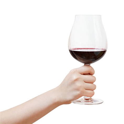 How To Hold A Wine Glass Hands Holding Red Wine Glasses To Clink Stock Image Image Of