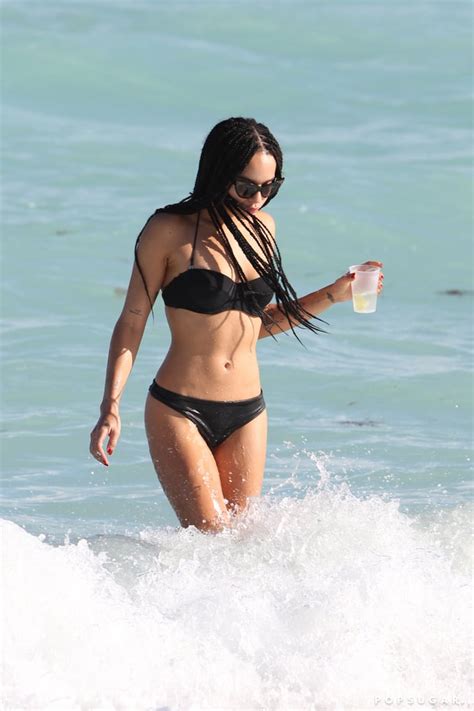 Zoe Kravitz Wears A Bikini In Miami Pictures Popsugar Celebrity Photo 8
