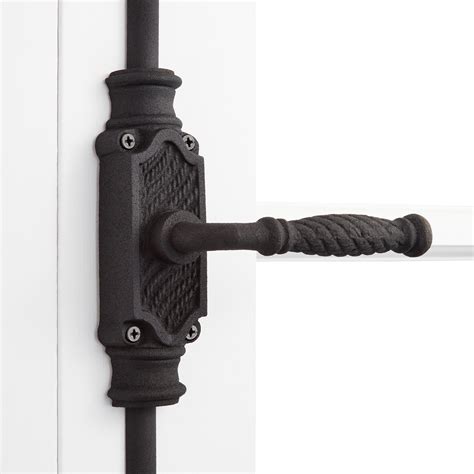 Havering Iron Door Cremone Bolt Black Powder Coat Signature Hardware