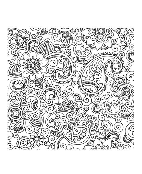 Paisley Coloring Pages For Adults