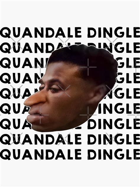 Quandale Dingle Funny Internet Meme Sticker By Dvcreations Redbubble