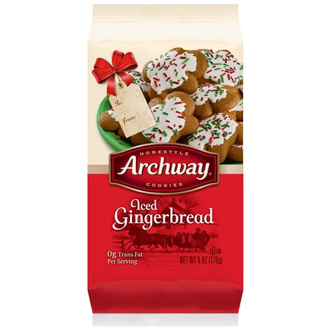 6 ounce (pack of 1) 4.3 out of 5 stars 288. Archway Iced Gingerbread Cookies, 6 Oz - Walmart.com