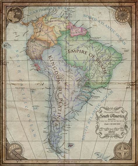 South America In An Alternate Xix Century Cartographersguild Com Attachments