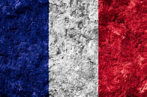 France Grunge Flag Stock Image Colourbox