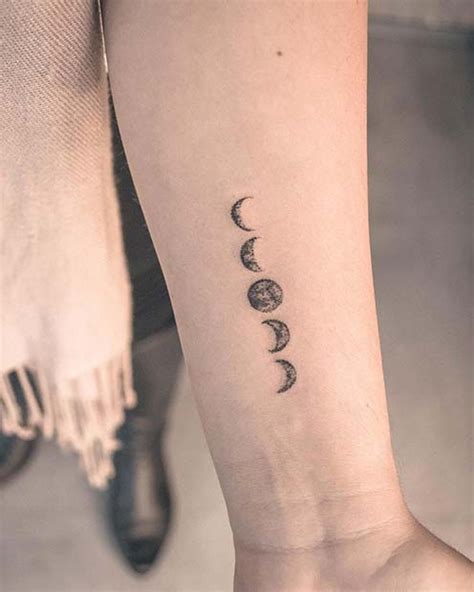 Moon Phases Tattoo Best Tattoo Design Ideas