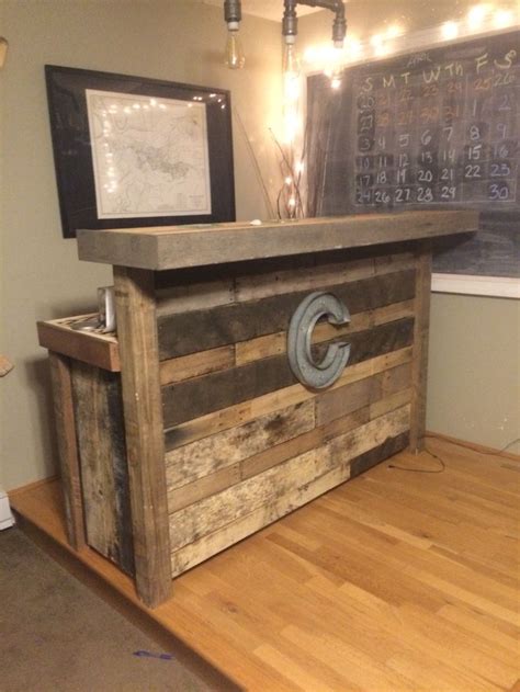 Reclaimed Wood Bar Made From Pallets Reclaimed Wood