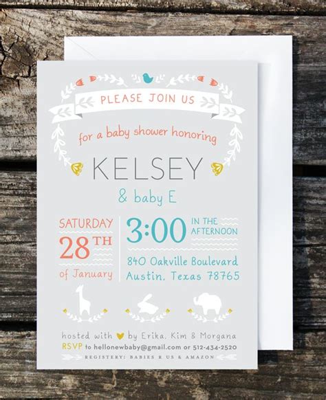 Baby Shower Invitation By Satchel And Sage On Etsy Via Minted Life