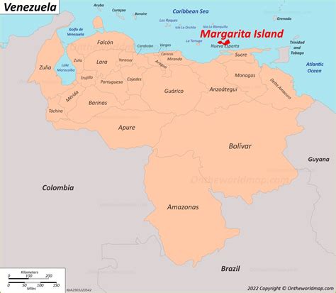 Margarita Island Map Venezuela Detailed Maps Of Margarita Island