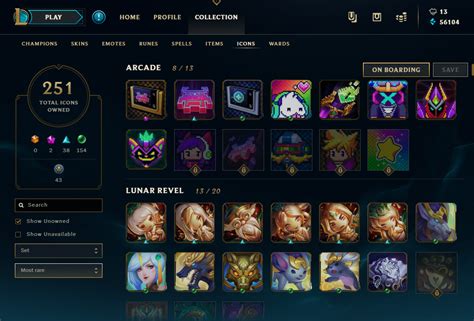 Wards And Icons Collections Tab Leagueoflegends