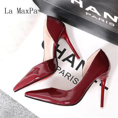 la maxpa high quality atmosphere luxury fashion elegant women pumps high heels contracted ultra